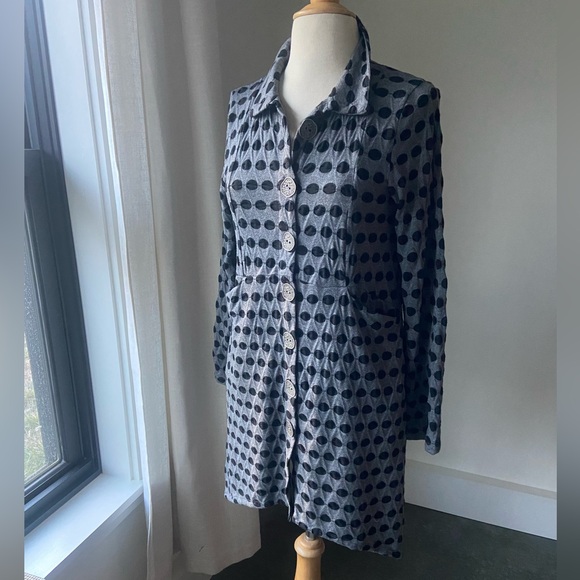 Kozan Jackets & Blazers - Artsy Polkadot Jacket